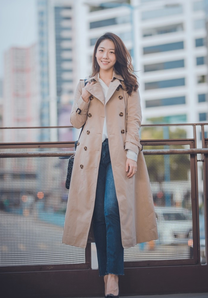 Ashberry Long Heritage Trench Coat